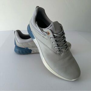 ECCO S-Three Gray Goretex Spikeless Golf Shoes